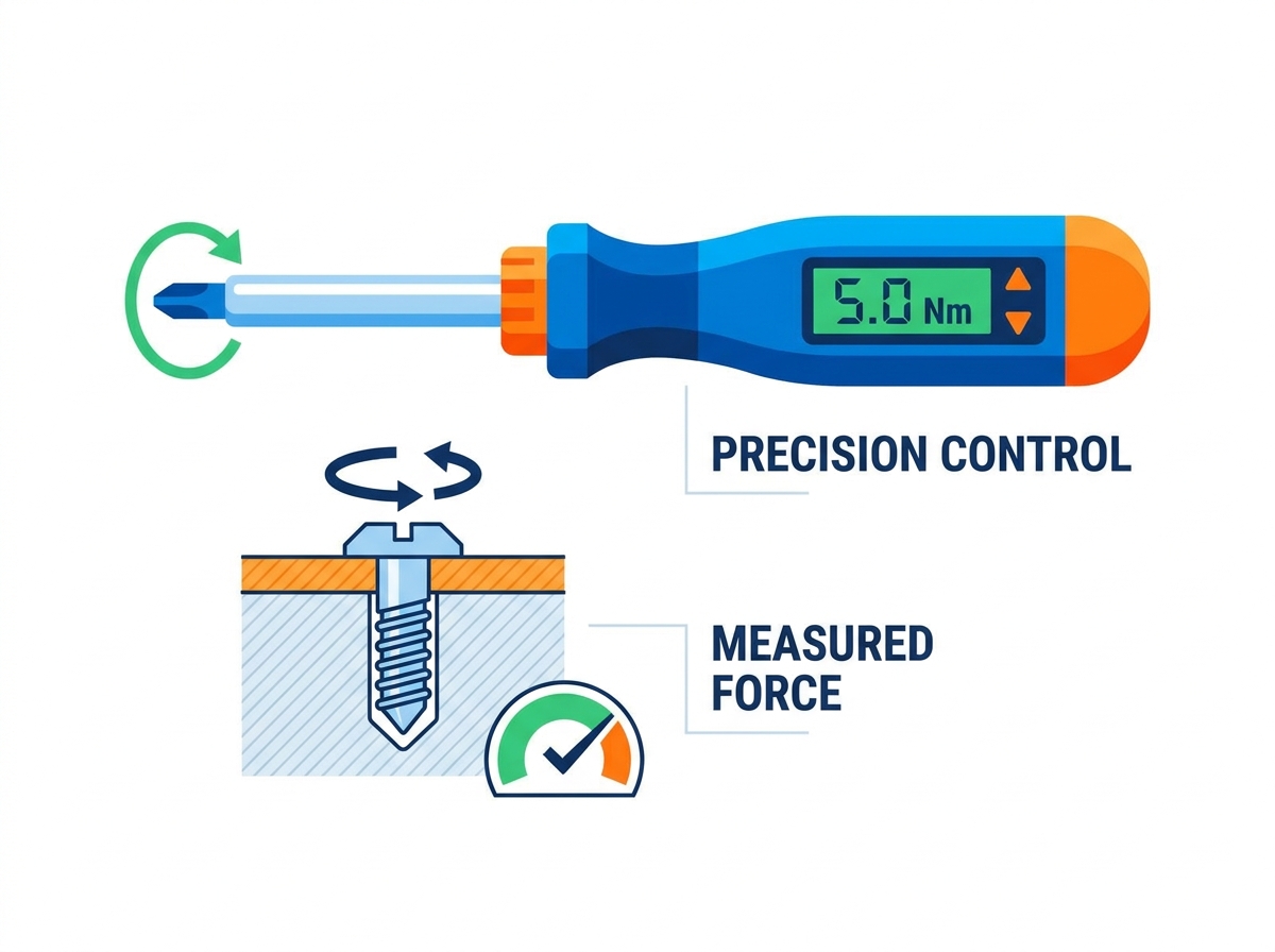 Precision torque screwdriver used in assembly