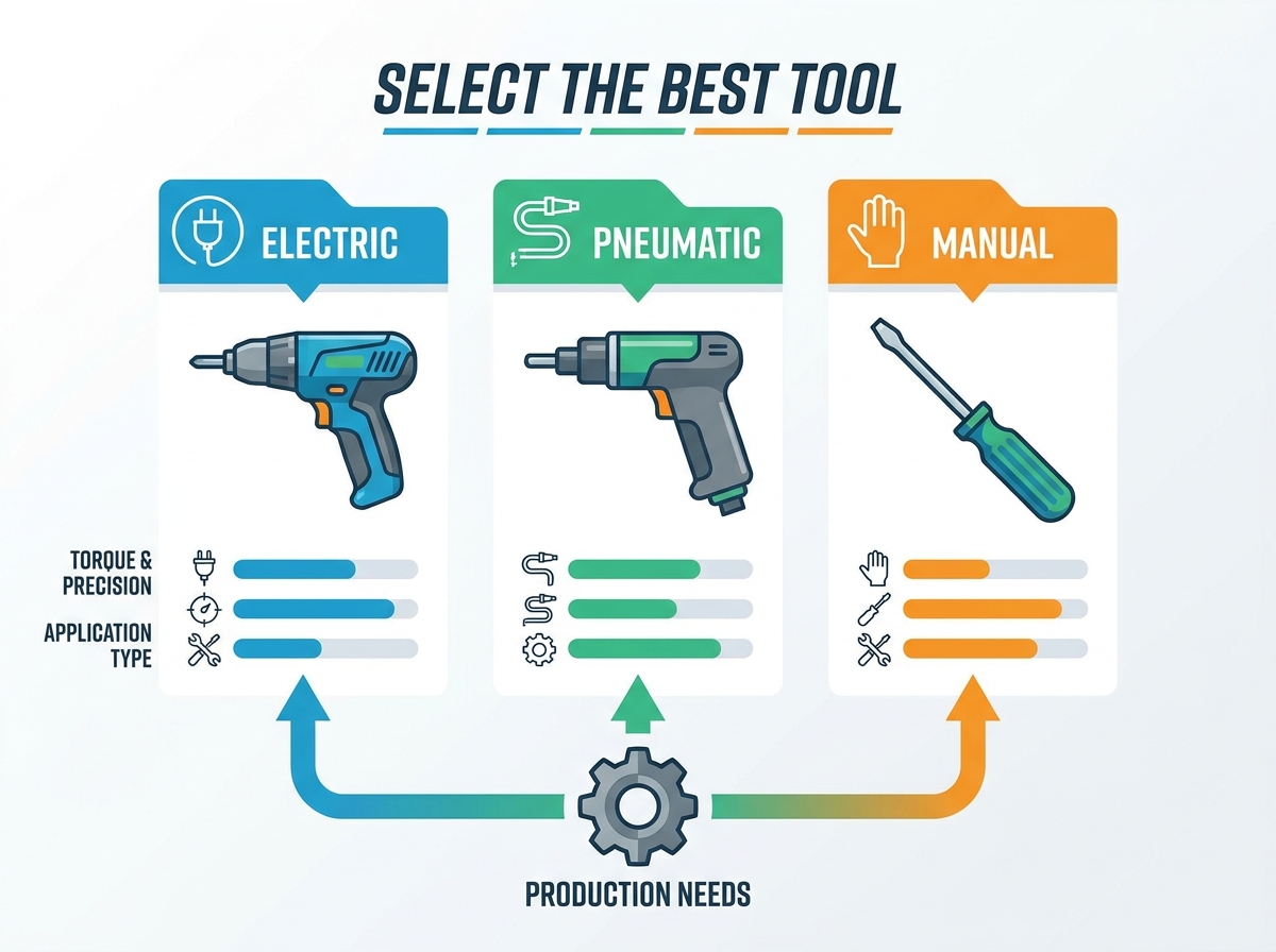 Industrial Screwdriver Assembly Process